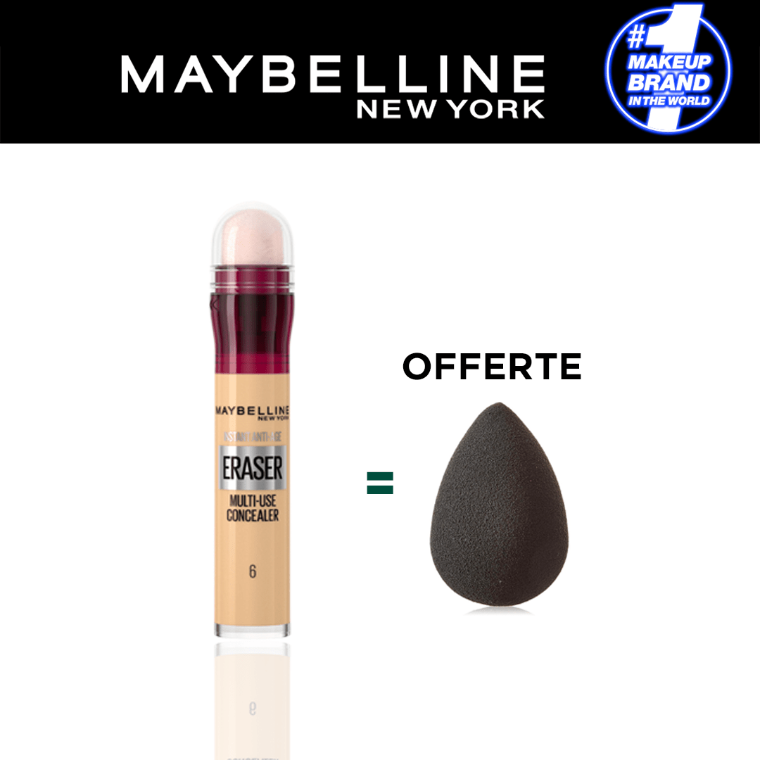 Maybelline New York Instant Anti Age Eraser Concealer-06 Neutralisant 6,8 ml - Maybelline | BeautyForYou.ma