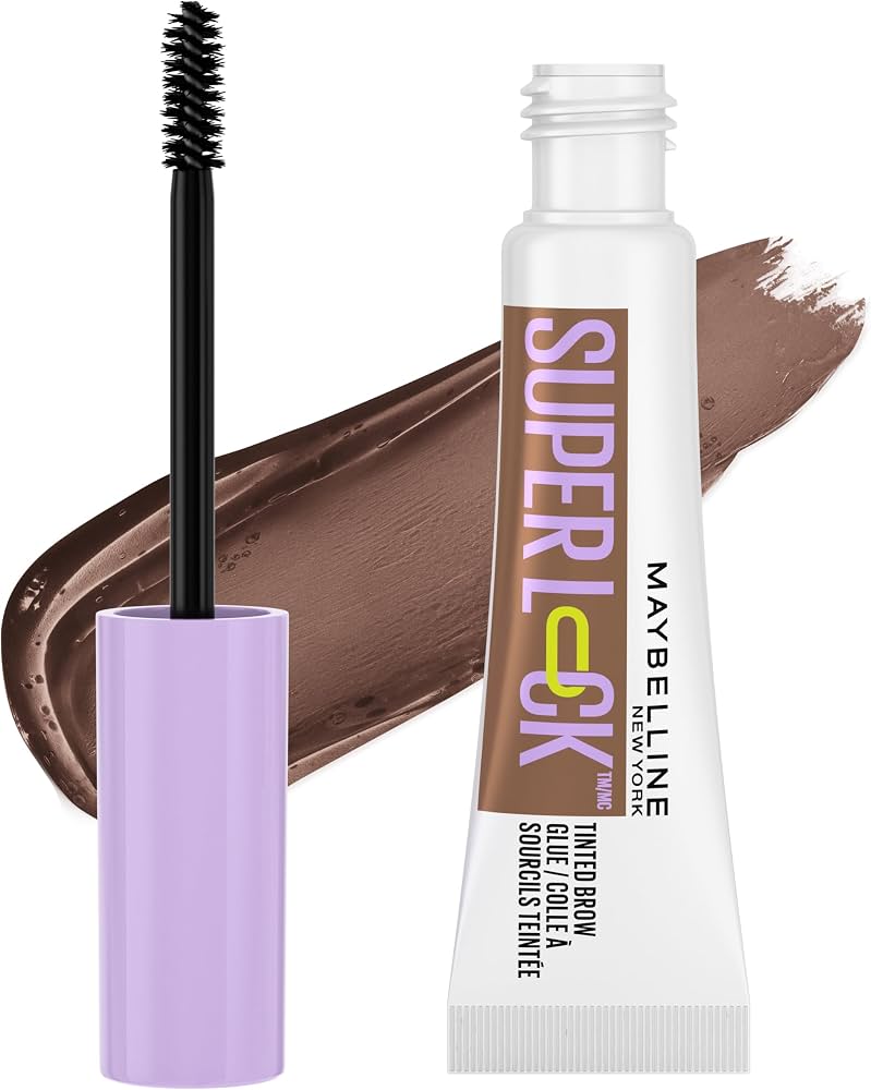 Maybelline New York –SUPER LOCK BROW GLUE MED BROWN - Maybelline | BeautyForYou.ma