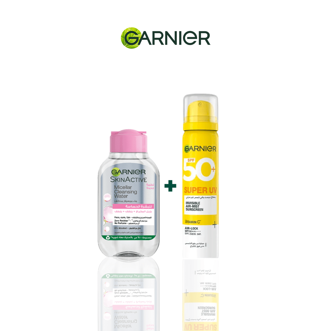 Micellaire PS 100ml + Super UV Mist - Garnier | BeautyForYou.ma