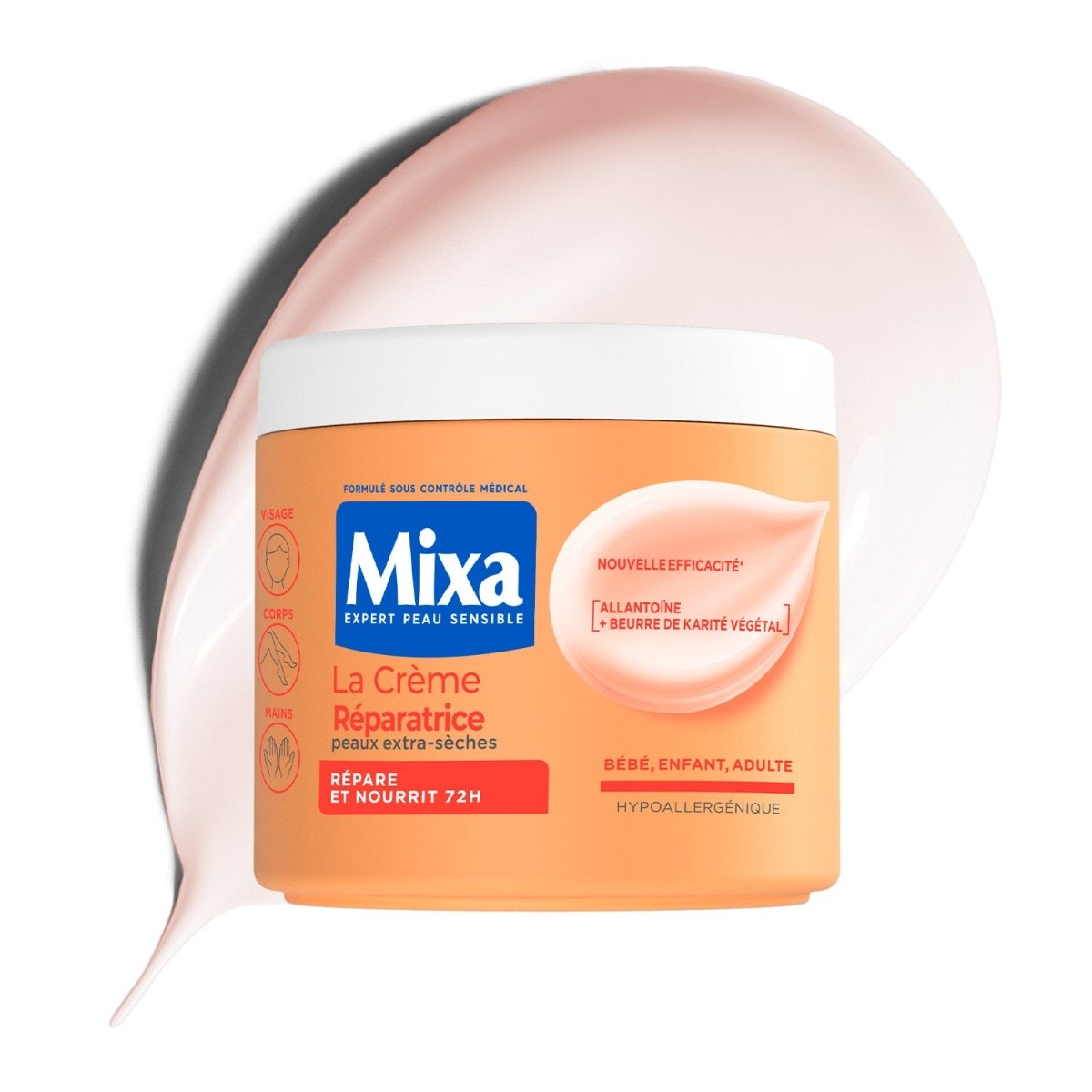 Mixa Crème Réparatrice Multi-Usage - Mixa | BeautyForYou.ma