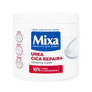 Mixa Expert Peau Sensible - Urea Cica Repair+ Crème Réparatrice Lissante - Visage, Corps, Mains 400ml - Mixa | BeautyForYou.ma