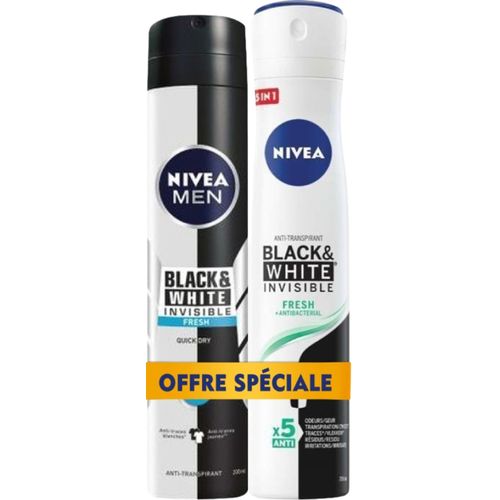 NDEO FR DEO_FEMALE_INVIS_B&W_FRS - Nivea | BeautyForYou.ma