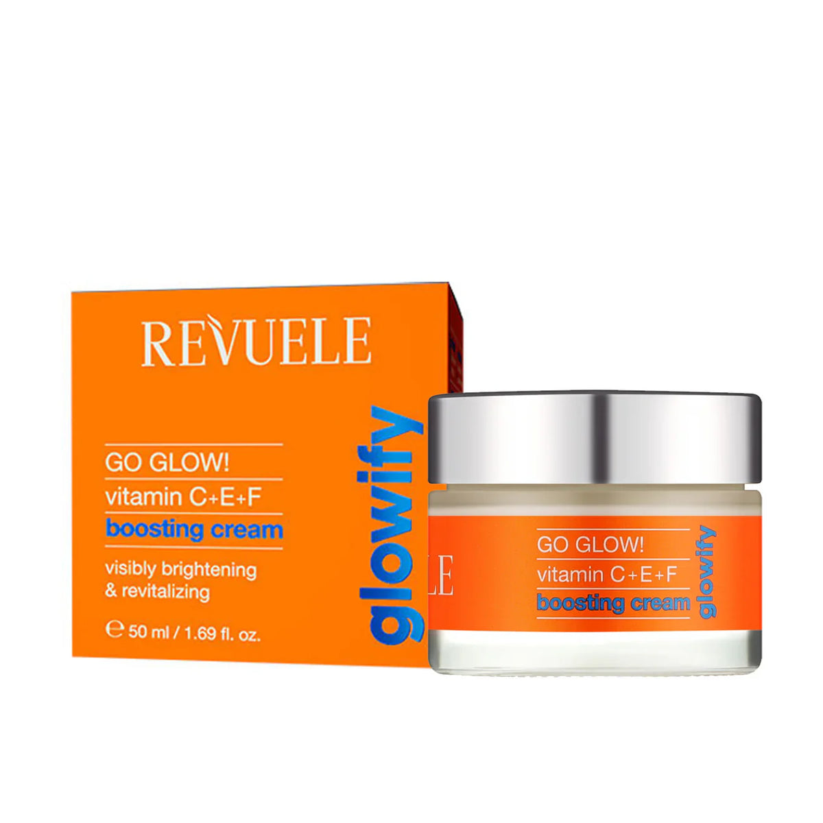 Go Glow! Boosting Cream Vitamin C+E+F 50 ml – Crème Booster Éclat aux Vitamines C, E et F