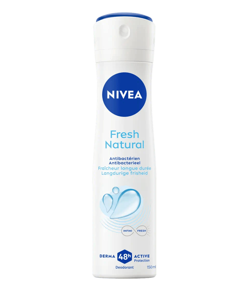 NIVEA Déodorant Femme - Fresh Natural - Spray 200ml - 81619