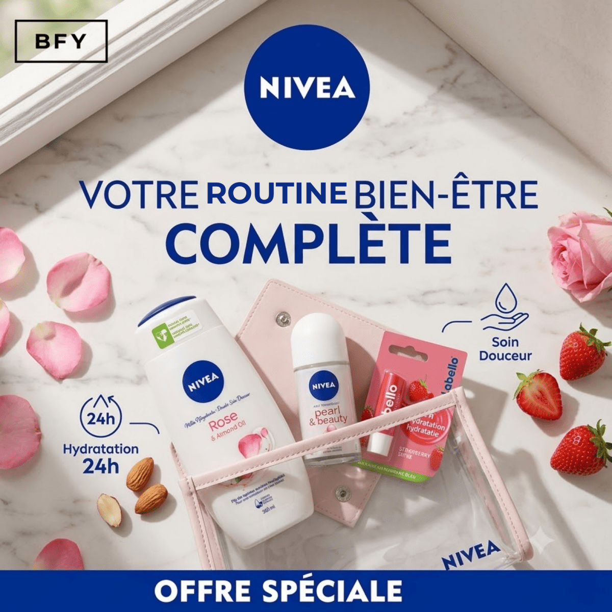 NIVEA ESSENTIALS TROUSSE FEMME - Nivea | BeautyForYou.ma