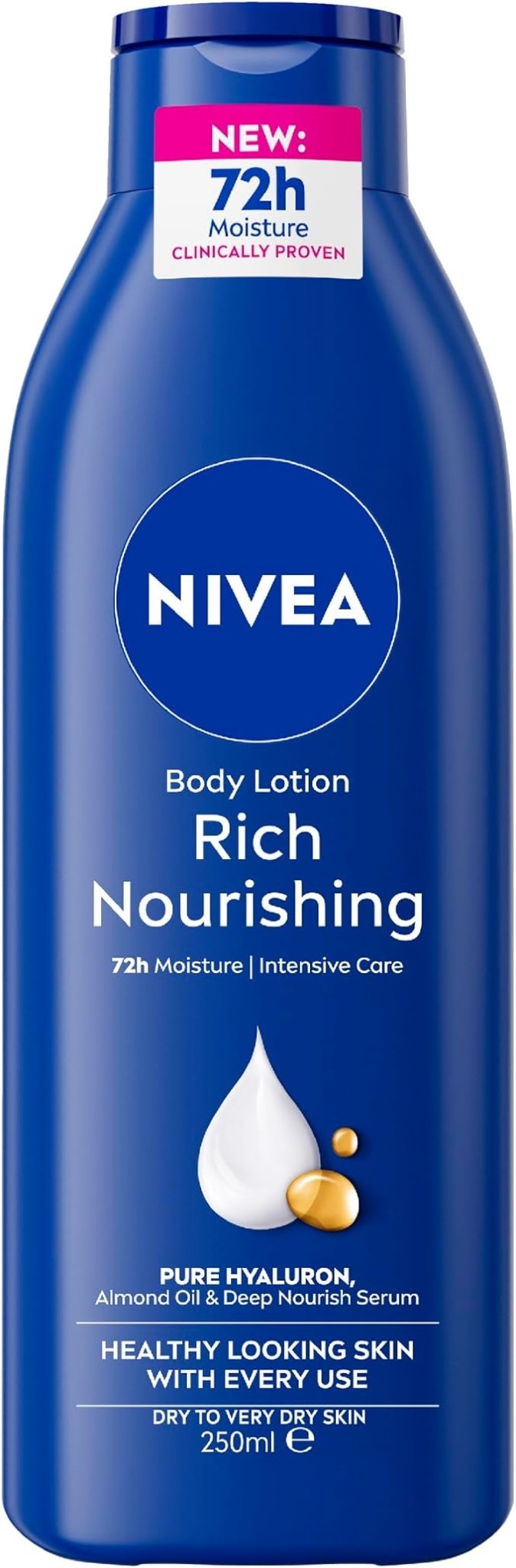 NIVEA, Lait Crème Nourrissant, 250ml - 80201