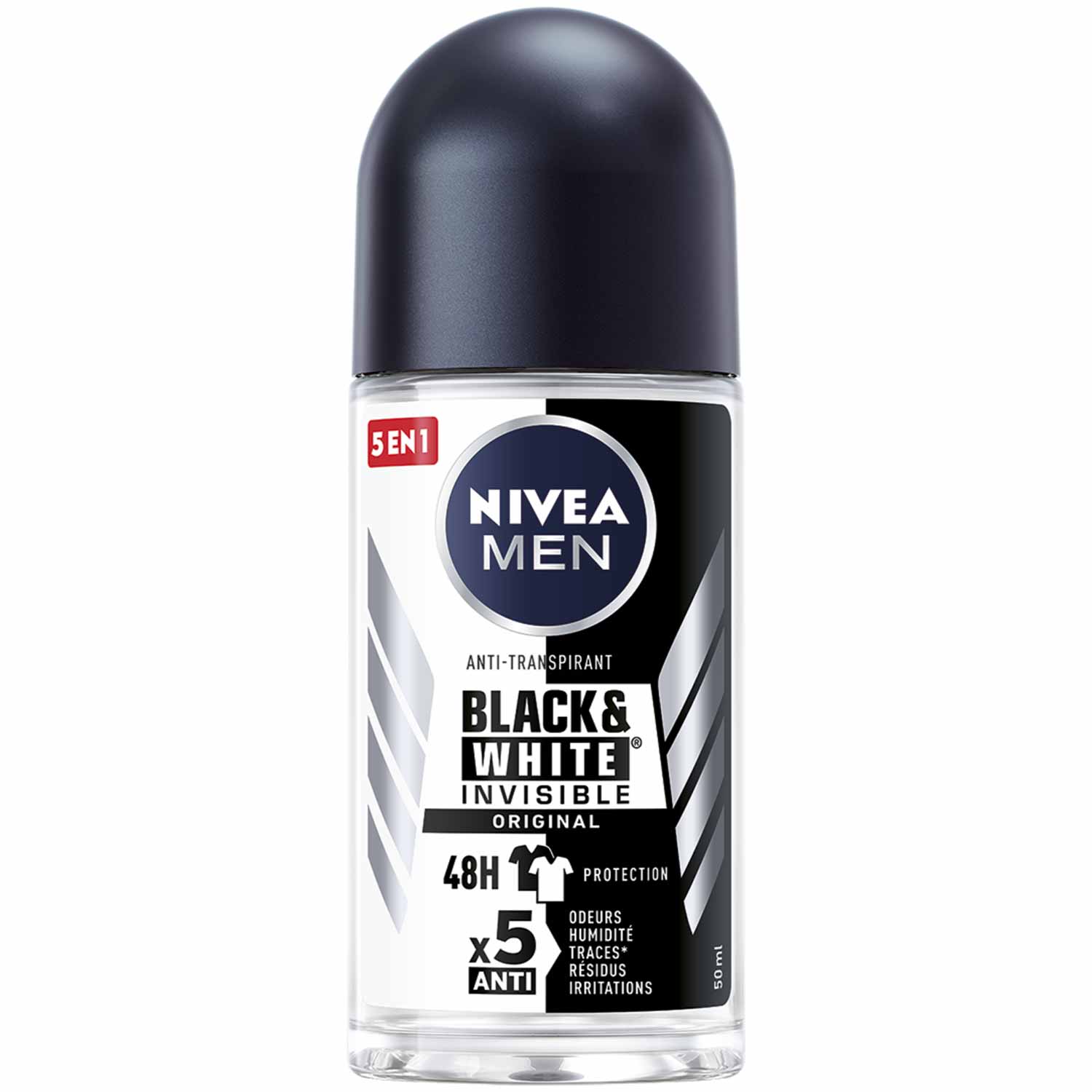 NIVEA MEN Déodorant Black & White Original Roll - on 50ml - 82245