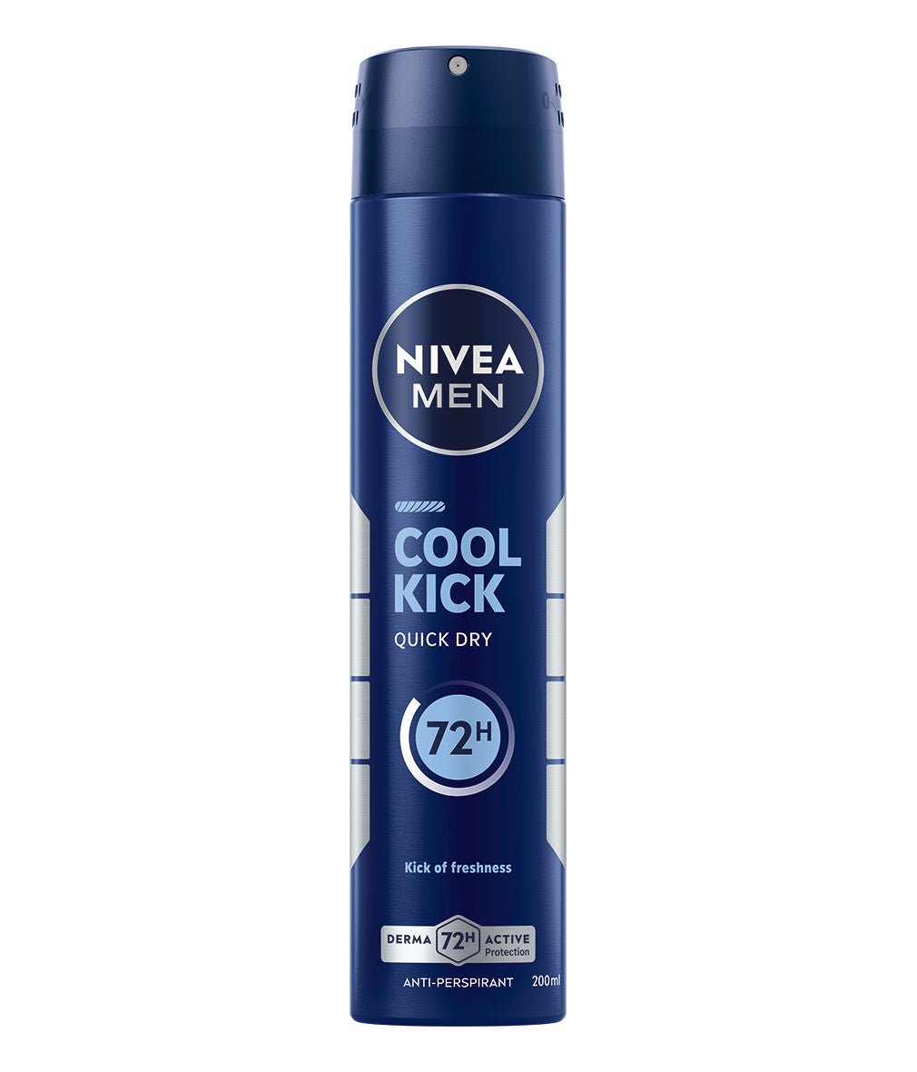 NIVEA MEN, Déodorant Homme, Cool Kick, Spray 200ml - 82884