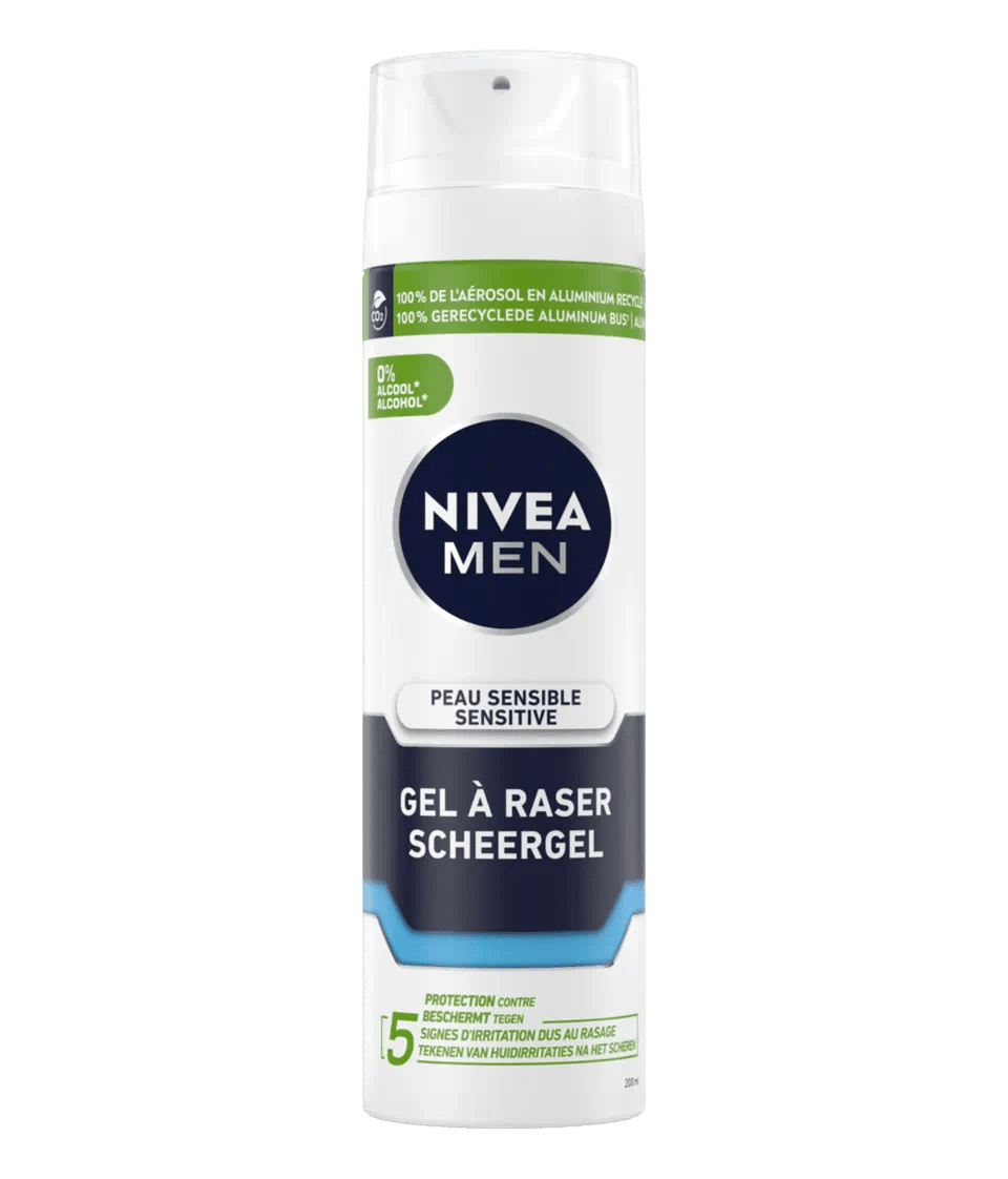 NIVEA MEN, Gel à raser, Sensitive, 200ml - 81740