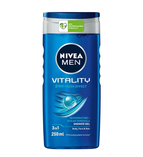 NIVEA MEN Vitality Fresh Shower Gel 250 ML - 80800