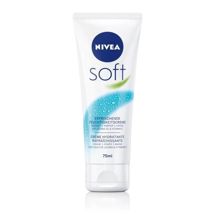 NIVEA Soft, Crème de soin hydratante, tube 75ml - 89057