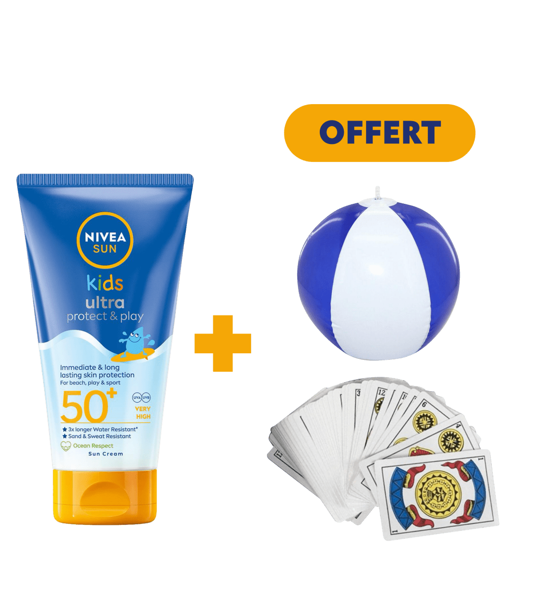 NIVEA SUN Kids, Lait Protecteur Swim & Play, SPF 50+, 150ml - Nivea | BeautyForYou.ma