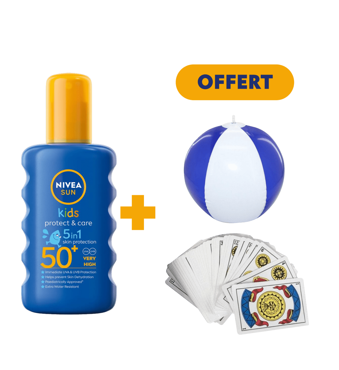 NIVEA SUN Kids Spray Protecteur Coloré SPF 50+, 200ml - Nivea | BeautyForYou.ma