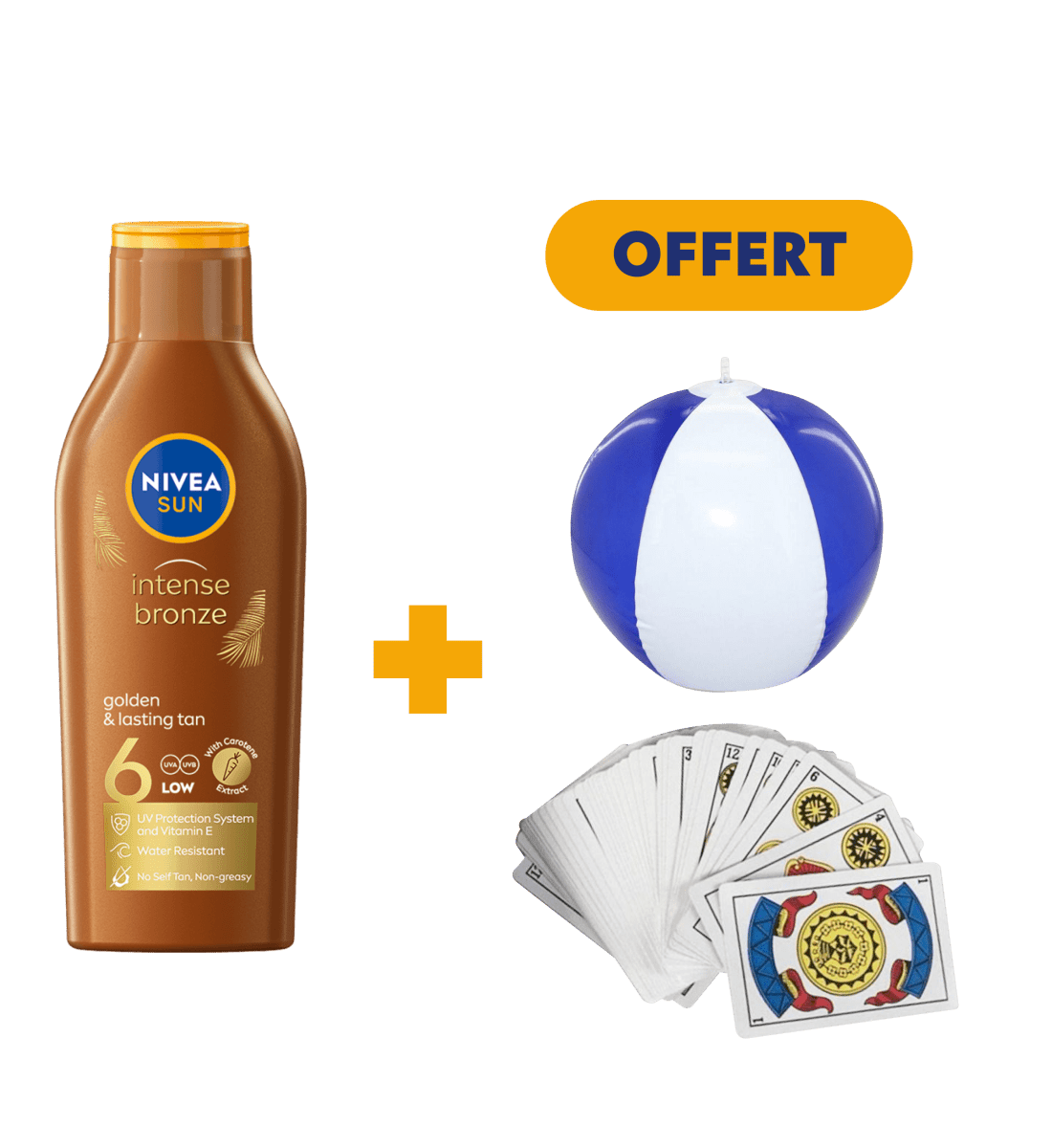NIVEA SUN, Lait Protecteur au Carotène, SPF 6, 200ml - Nivea | BeautyForYou.ma