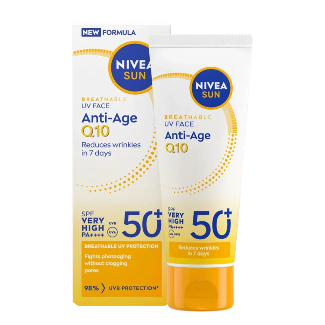 NIVEA SUN UV FACE ANTI-AGE Q10 SPF50 50ML - Nivea | BeautyForYou.ma