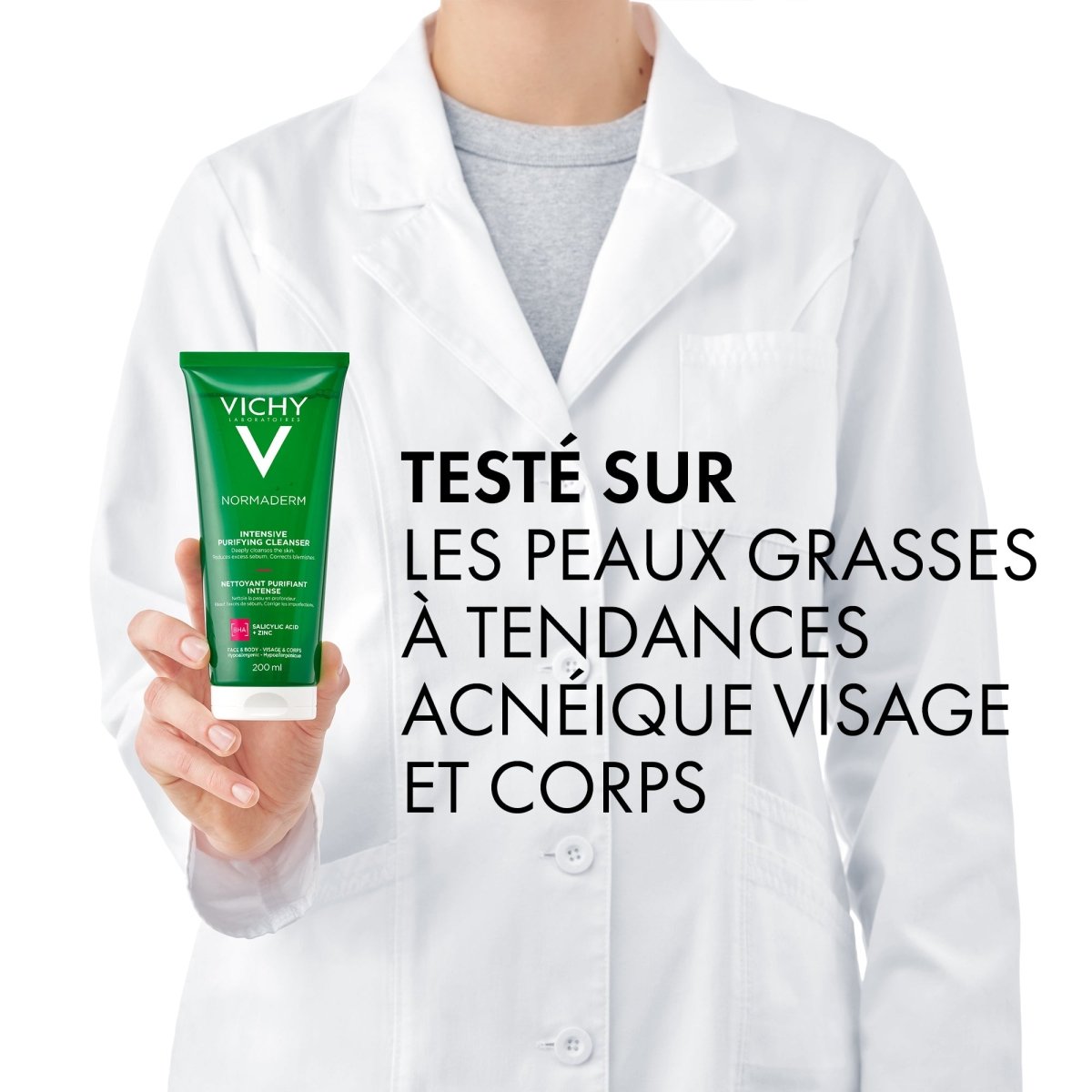 NORMADERM PHYTOSOLUTION GEL PURIFIANT 200ML - Vichy | BeautyForYou.ma