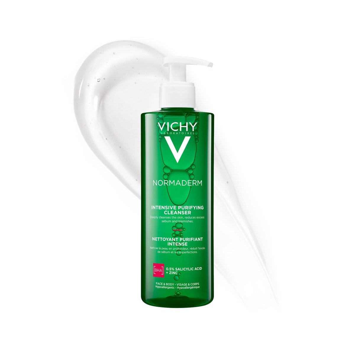 NORMADERM PHYTOSOLUTION GEL PURIFIANT 400ML - Vichy | BeautyForYou.ma