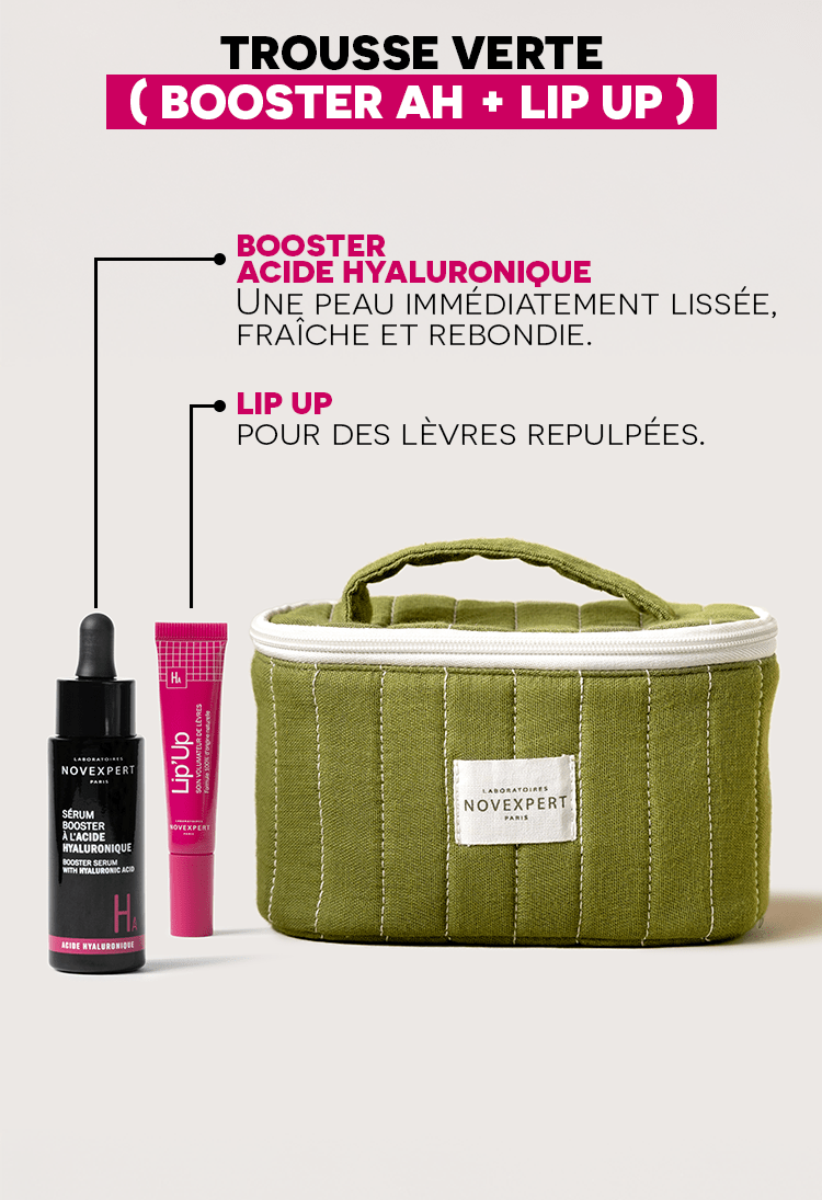 NOVEXPERT TROUSSE VERTE ACIDE HYALURONIQUE - Novexpert | BeautyForYou.ma