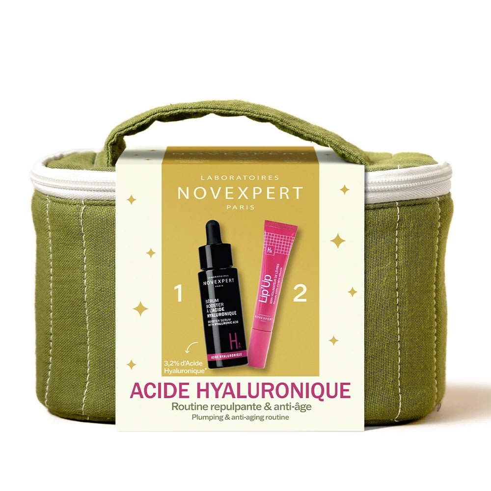 NOVEXPERT - Trousse Verte Acide hyalyronique (Booster + Lip Up) - NOVEXPERT | BeautyForYou.ma