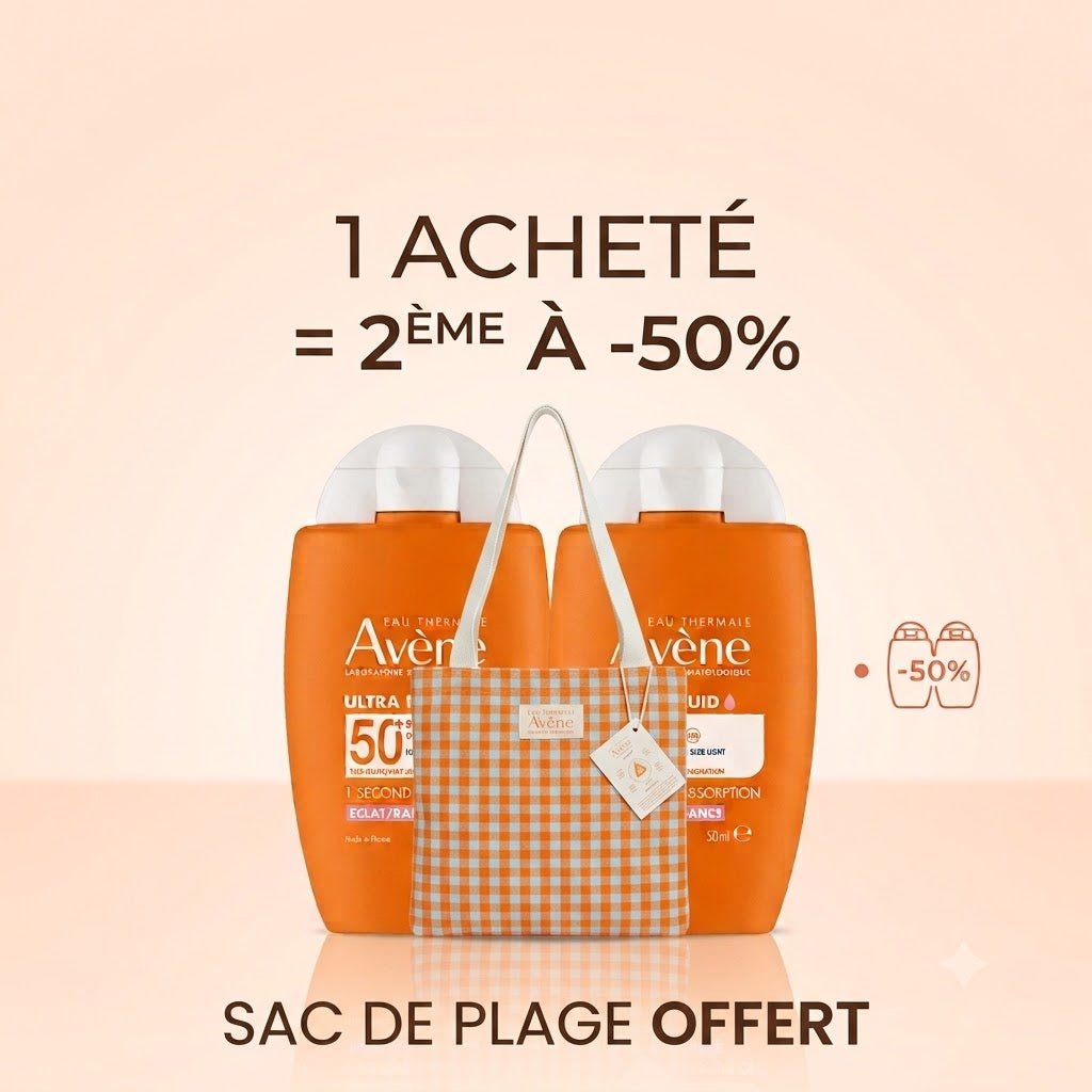 Offre 2 Avène Ultra Fluid radiance + invisible SPF50 = Sac Solaire - Avène | BeautyForYou.ma