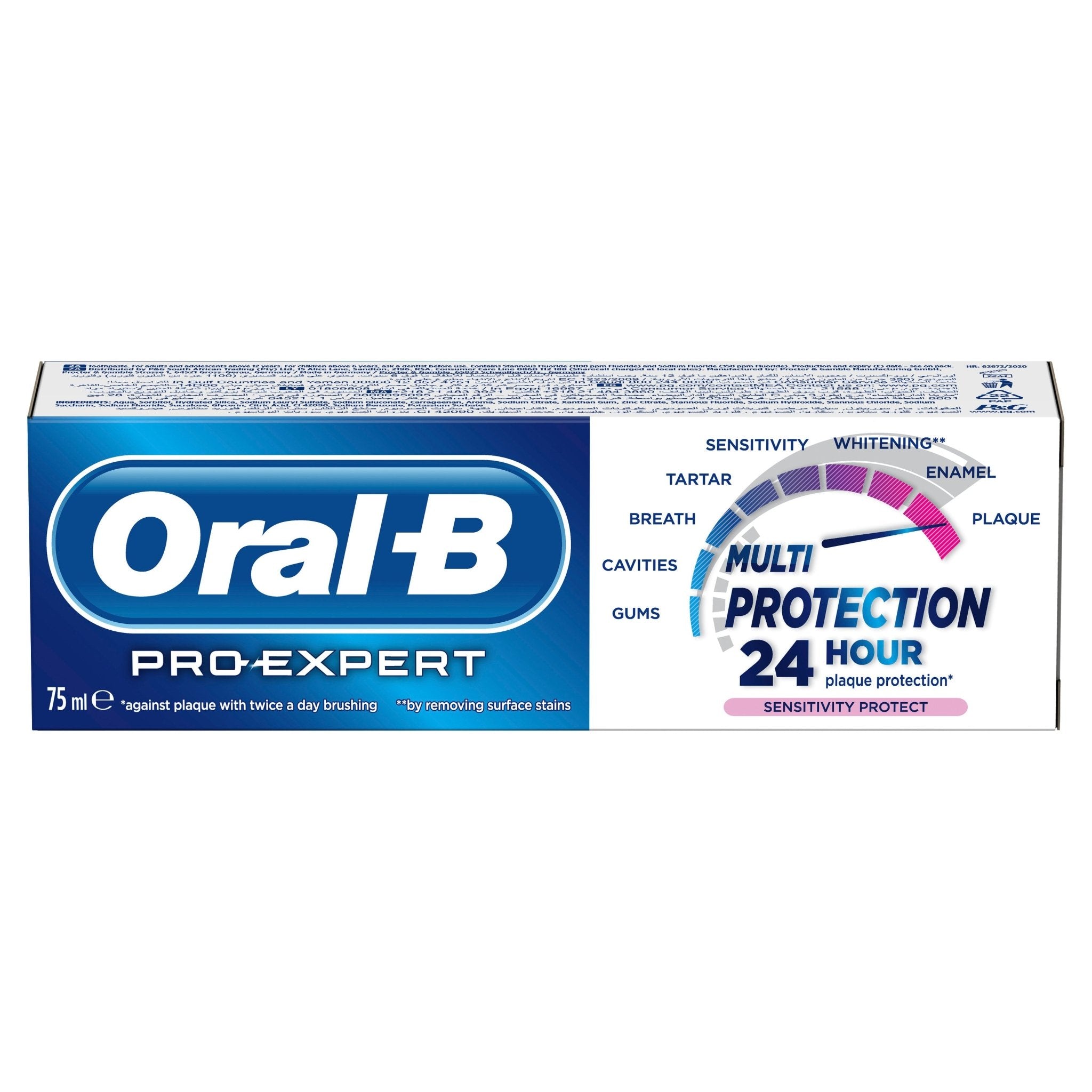 Oral B Dentifrice Pro - Expert Dents Sensibles - 75ml - 4084500190863