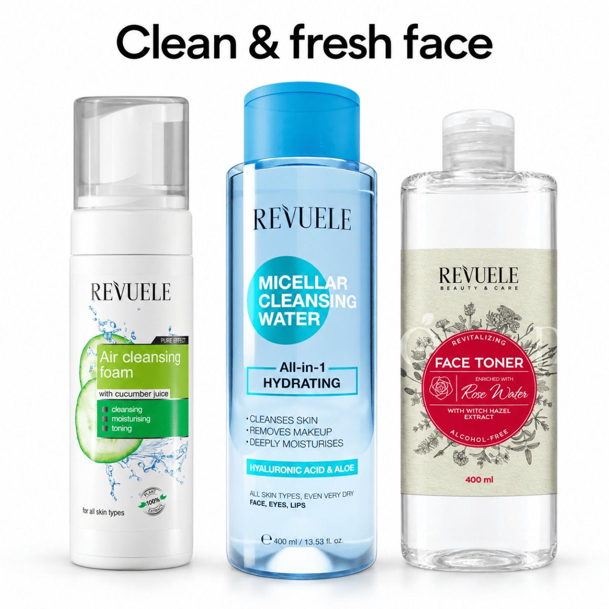 PACK Clean & Fresh Face - Revuele | BeautyForYou.ma