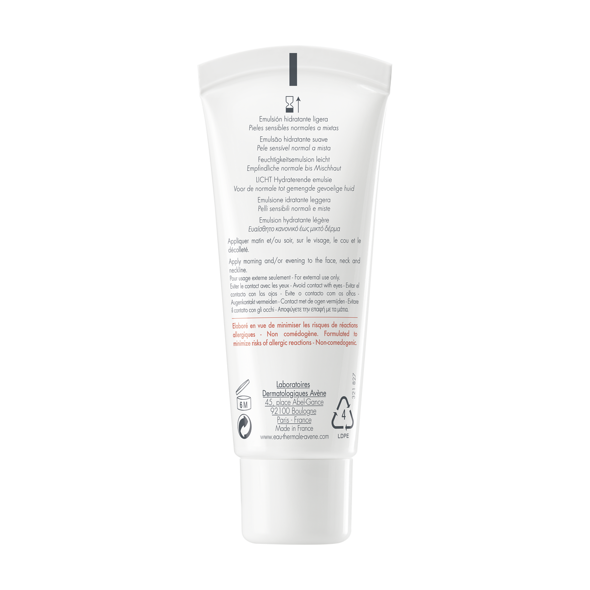 Eau Thermale Avène - Hydrance LÉGÈRE Émulsion hydratante