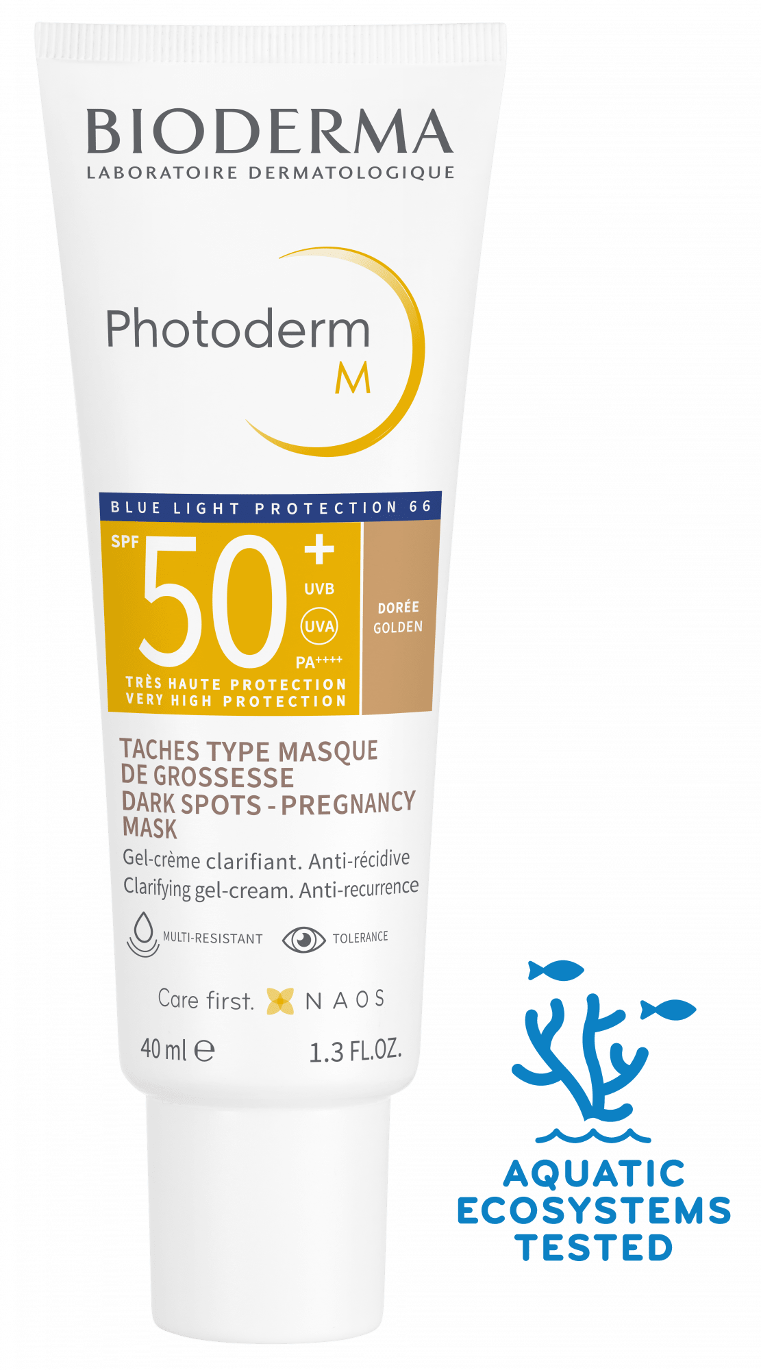 PHOTODERM M SPF50+ DORE 40ML NOUVEAU - 3040048