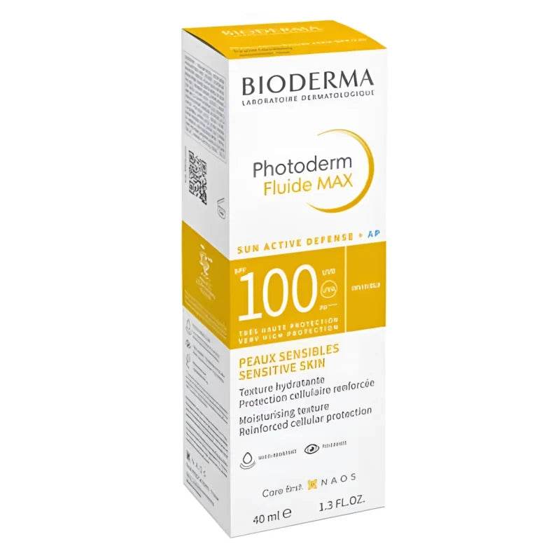 PHOTODERM MAX FLUIDE SPF100 40 ML INVISIBLE NOUVEAU - Bioderma | BeautyForYou.ma
