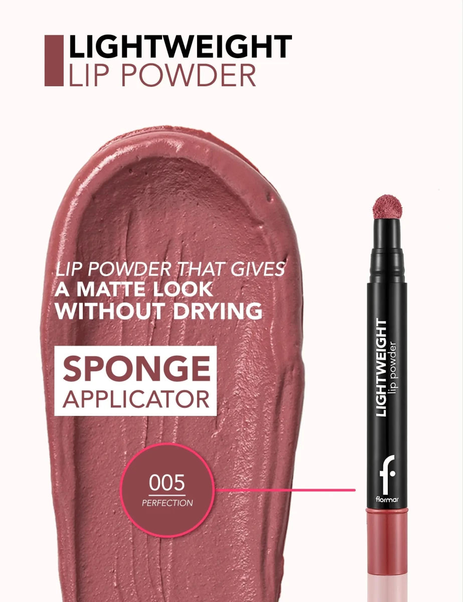 Poudre à lèvres légère 005 PERFECTION - Flormar | BeautyForYou.ma