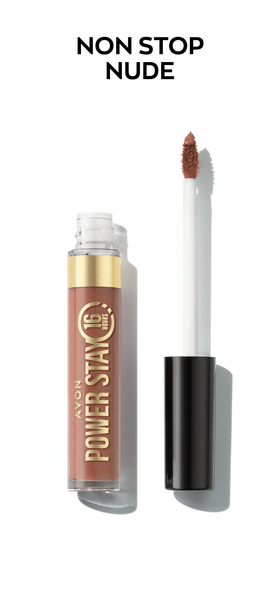 POWER STAY Rouge à Lèvres Liquide NUDE 3ML - Avon | BeautyForYou.ma