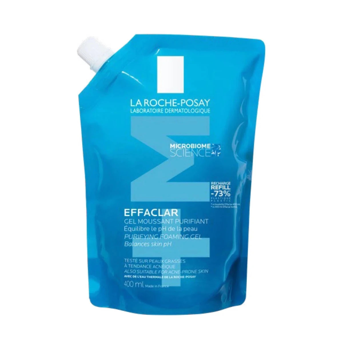 La Roche - Posay Effaclar Gel Moussant Peau Grasse Acnéique Recharge | 400ml - La Roche - Posay | BeautyForYou.ma