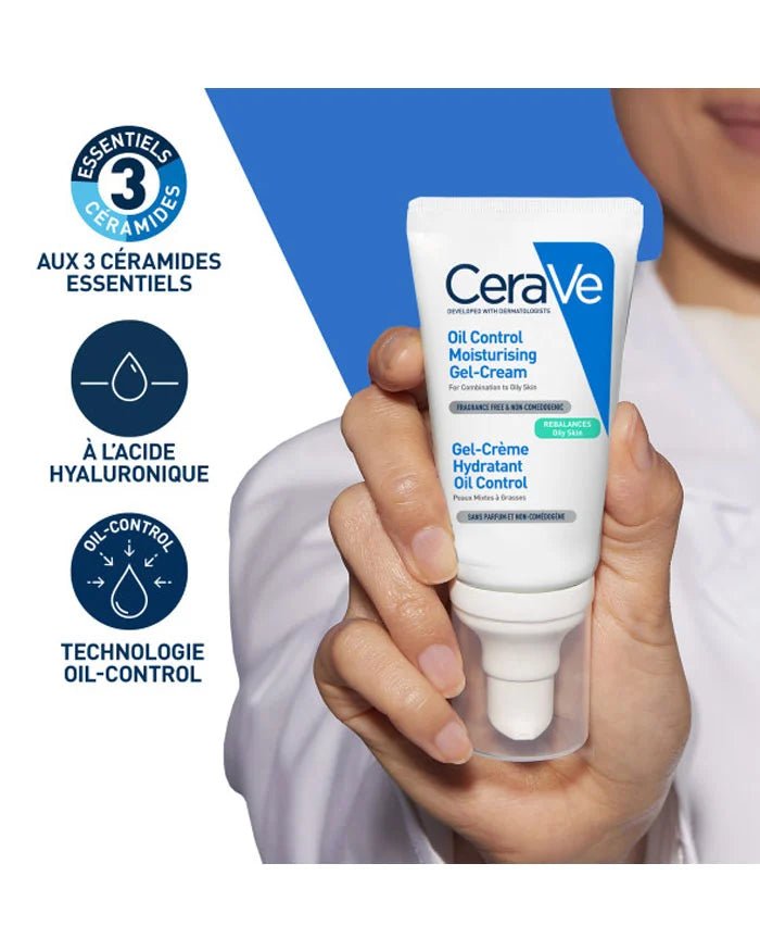 CeraVe Gel - Crème Hydratant Oil Control Visage 52 ML - Cerave | BeautyForYou.ma