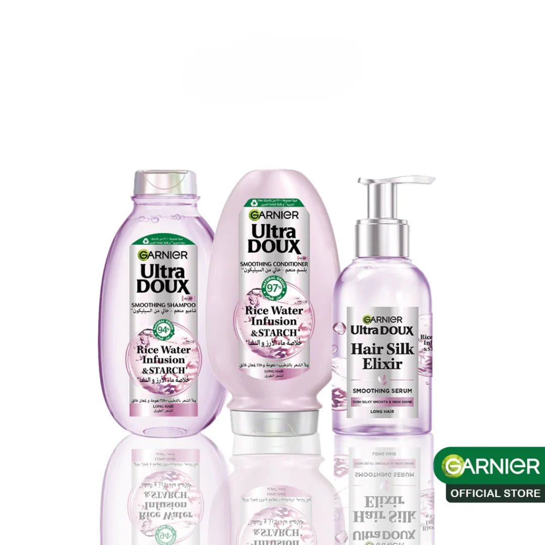Pack Ultra Doux Rice Water Shampoing 200ML + Après shampoing 200ml + Sérum - 6111041181970