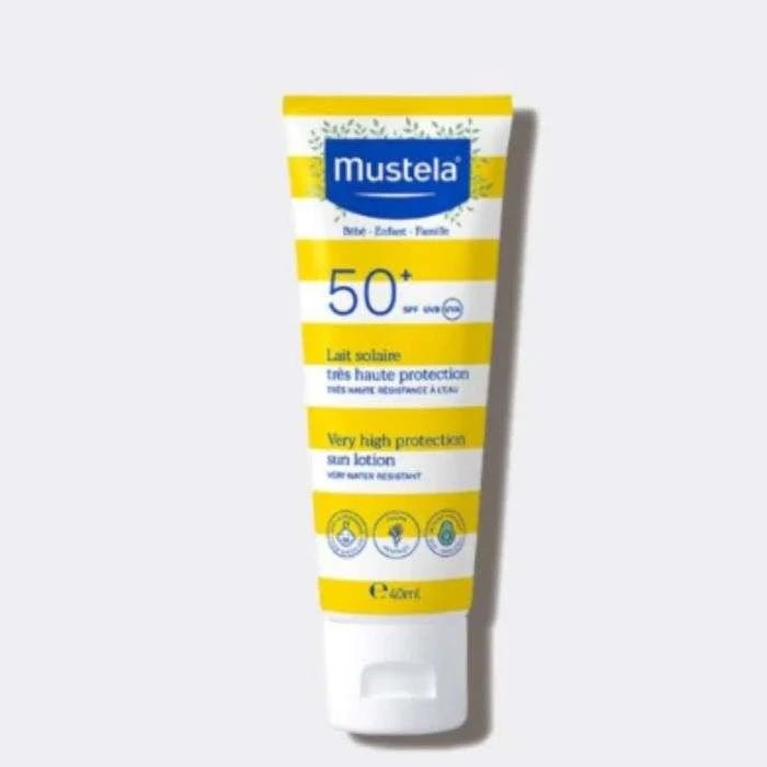 MUSTELA LAIT SOLAIRE SPF 50+ HAUTE PROTECTION 40 ML - Beauty For You | BeautyForYou.ma