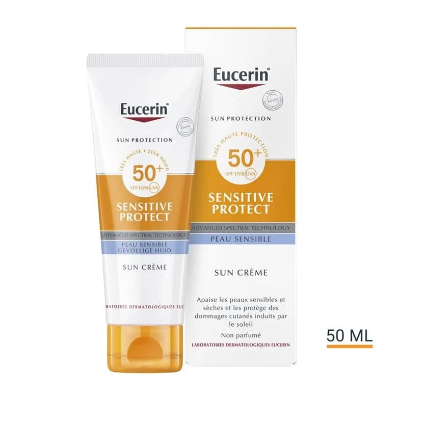 Eucerin SUN PROTECTION SENSITIVE PROTECT Crème SPF 50+ - 50ml - 63842B