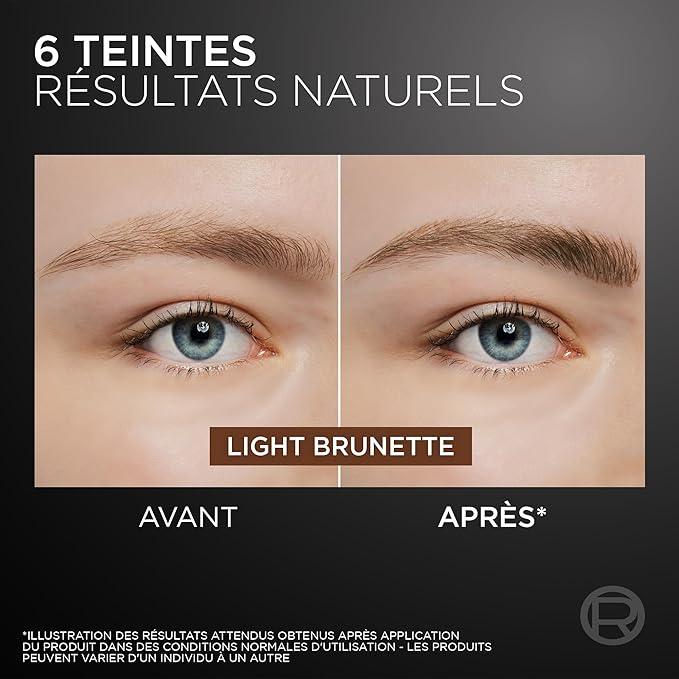 L'Oréal Paris - Feutre à Sourcils - Tenue Jusqu'à 2 Jours - Fini Naturel - Waterproof - Infaillible Faux Brow - Teinte : LIGHT BRUNETTE - 3600524202361