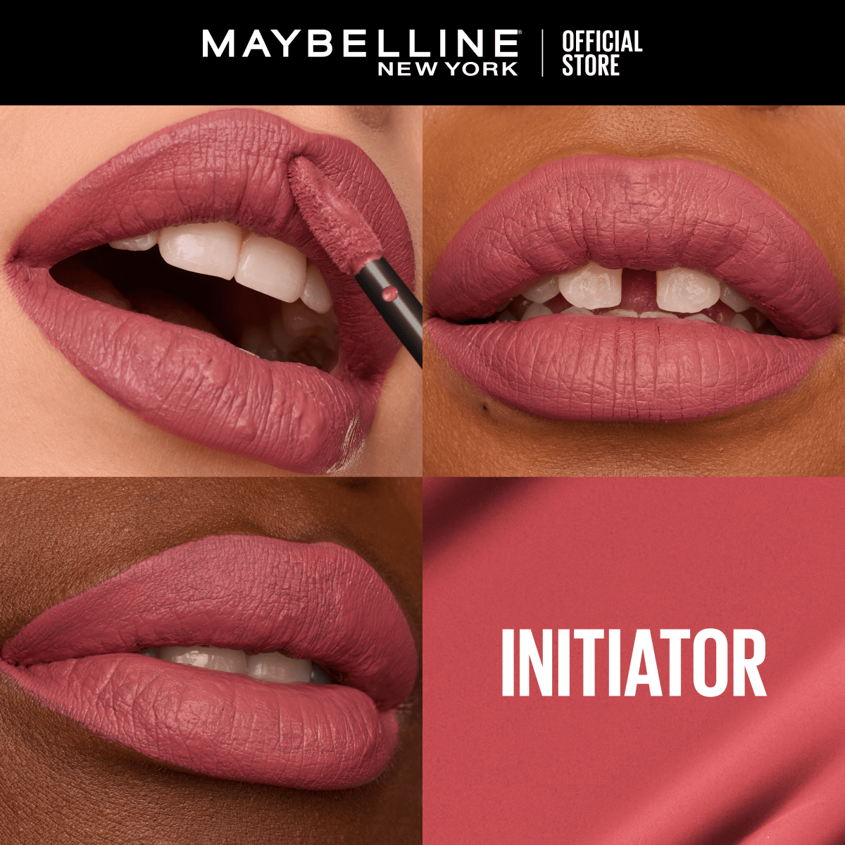 Maybelline New York Rouge à Lèvres Mat Liquide Longue Tenue Superstay Matte Ink Teinte : INITIATIATOR (170), 5 ml - 3600531605667