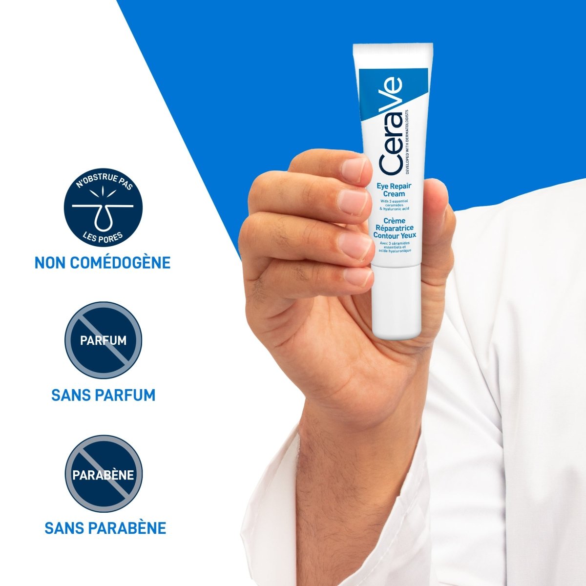 Cerave creme yeux 14ml - Cerave | BeautyForYou.ma