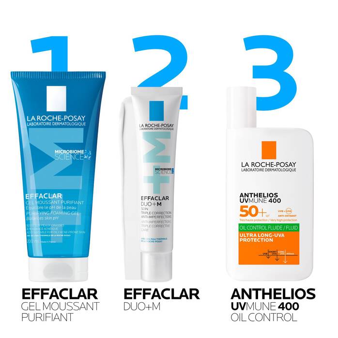 EFFACLAR GEL MOUSSANT PURIFIANT NETTOYANT PEAU GRASSE 200 ML - La Roche - Posay | BeautyForYou.ma