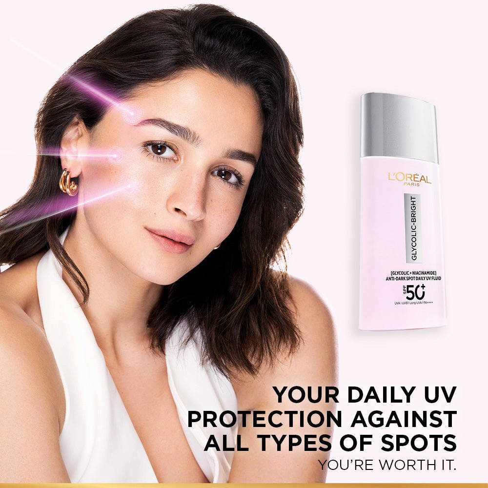 L’Oréal Paris Glycolic Bright Fluide UV Anti - Taches SPF 50+ – 50ml - 8994993026876