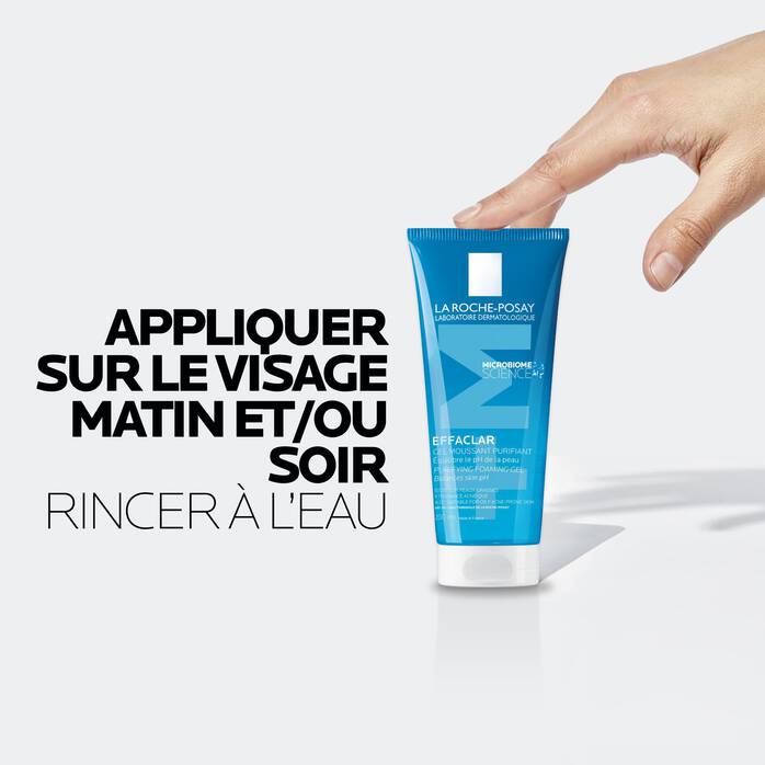 EFFACLAR GEL MOUSSANT PURIFIANT NETTOYANT PEAU GRASSE 200 ML - La Roche - Posay | BeautyForYou.ma