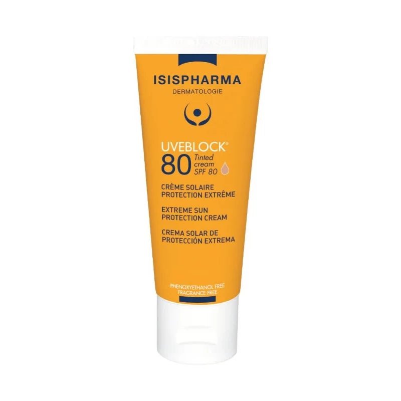 ISISPHARMA UVEBLOCK 80 crème teintée | 40 ml - Beauty For You | BeautyForYou.ma