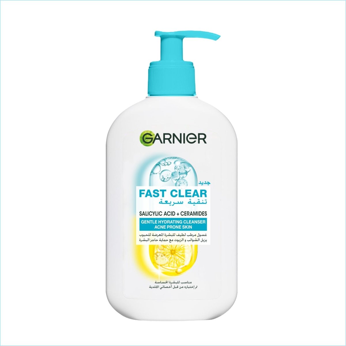 GARNIER FAST CLEAR GENTLE CLEANSER 250ML - Garnier | BeautyForYou.ma
