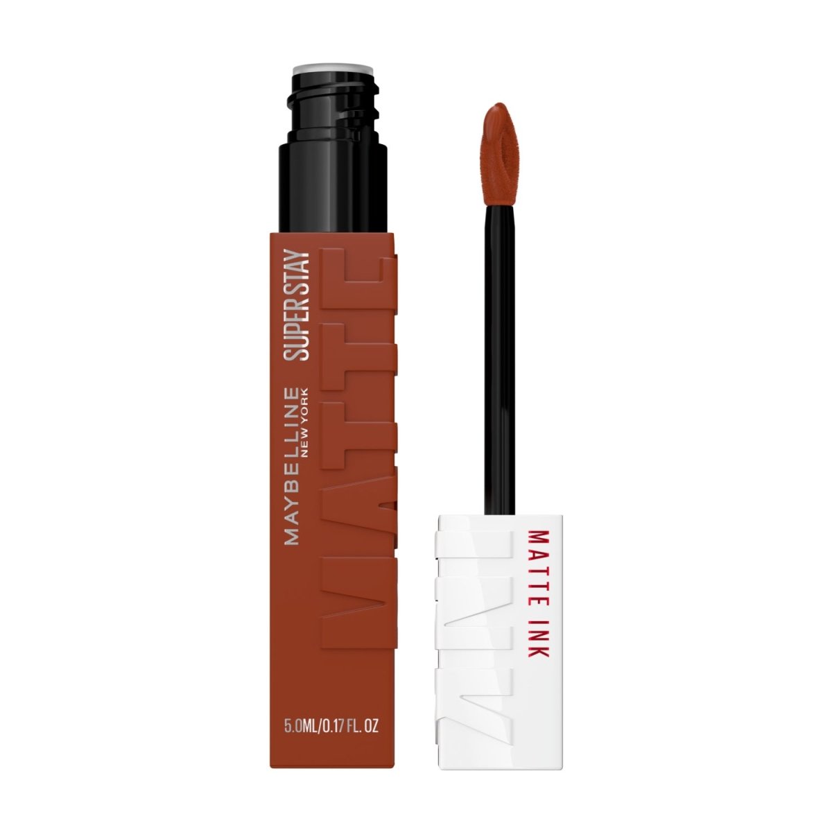 Maybelline New York Rouge à Lèvres Mat Liquide Longue Tenue Superstay Matte Ink Teinte : FIGHTER (75), 5 ml - 3600531469436