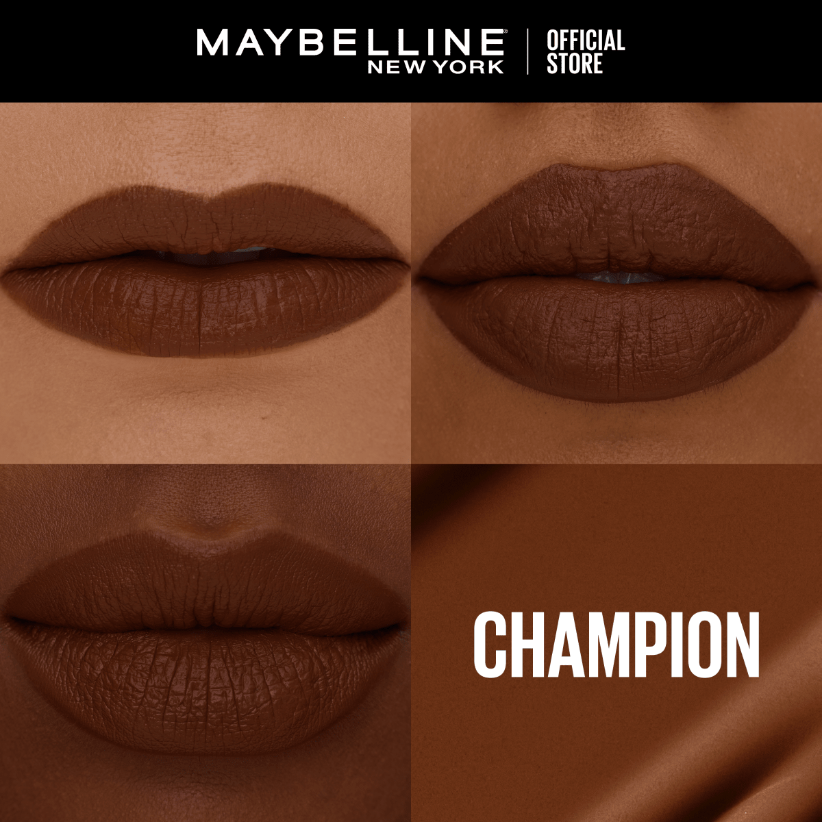 Maybelline New York Rouge à Lèvres Mat Liquide Longue Tenue Superstay Matte Ink Teinte : CHAMPION NU (520), 5 ml - 3600531703066