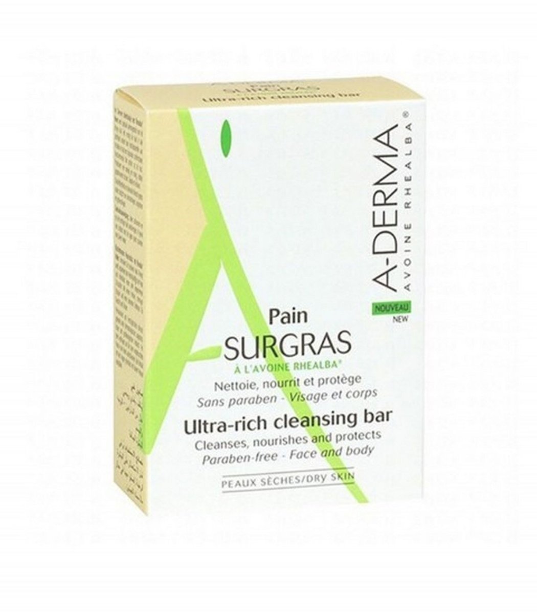 A - Derma Pain Surgras – Nettoyant Dermatologique Apaisant – 100 g - A - derma | BeautyForYou.ma