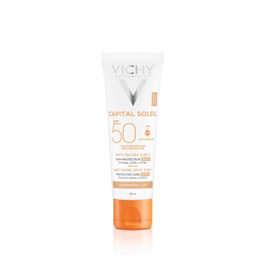 Vichy capital soleil creme anti - taches 3 en 1 50ml - Vichy | BeautyForYou.ma