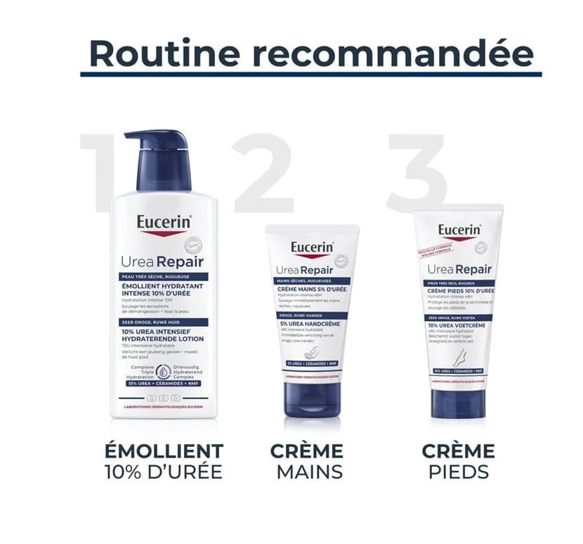 COMPLETE REPAIR EMOLLIENT REPARATEUR 10% UREE - Eucerin | BeautyForYou.ma