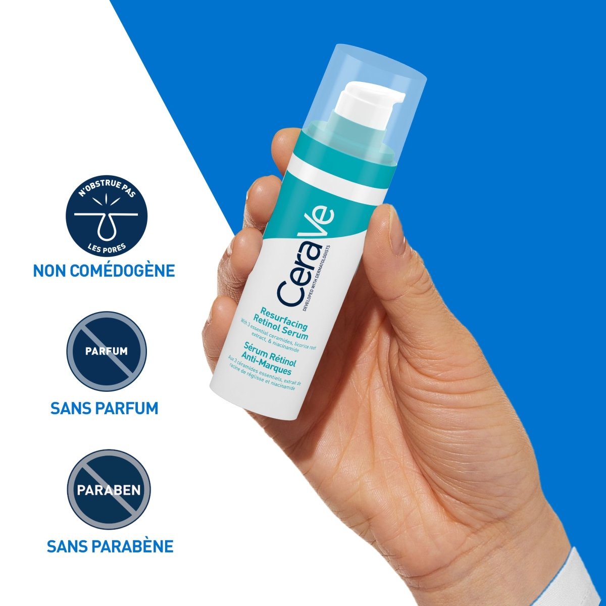 Cerave serum retinol anti - marques 30ml - Cerave | BeautyForYou.ma
